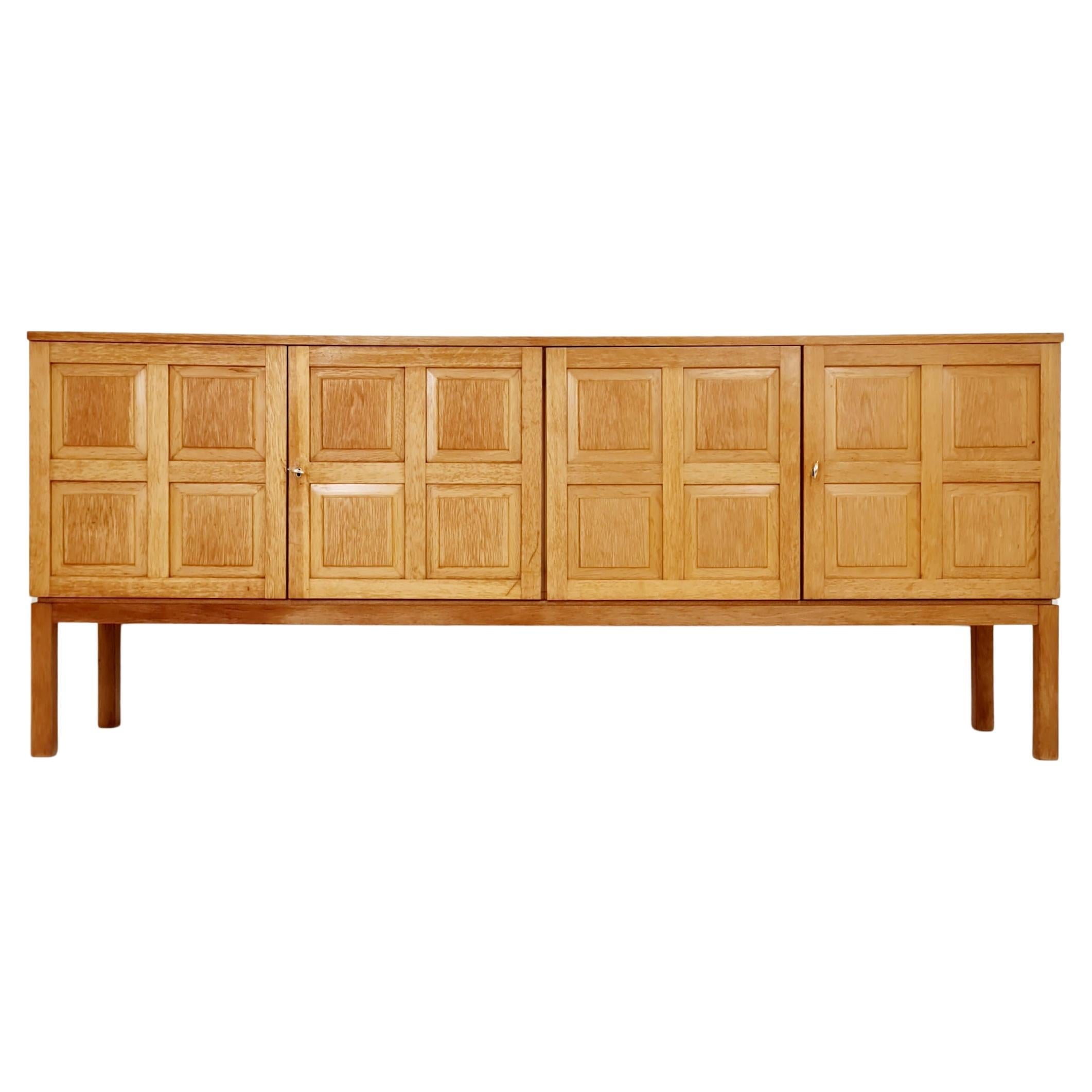 Mid century Danish oak Sideboard by EKA 1960s