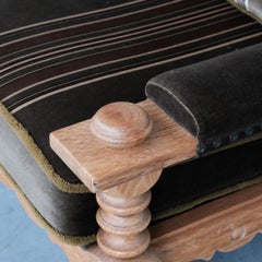 Mid-Century Danish Oak Sofa and Armchair