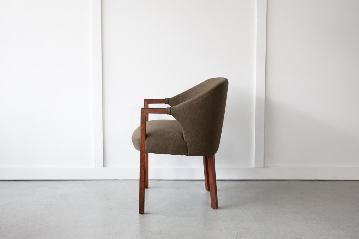 Mid-Century Modern Chaise d'appoint danoise du milieu du siècle en vente