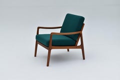Mid Century Danish Ole Wanscher Model 119 Teak Lounge Chair For France & Son