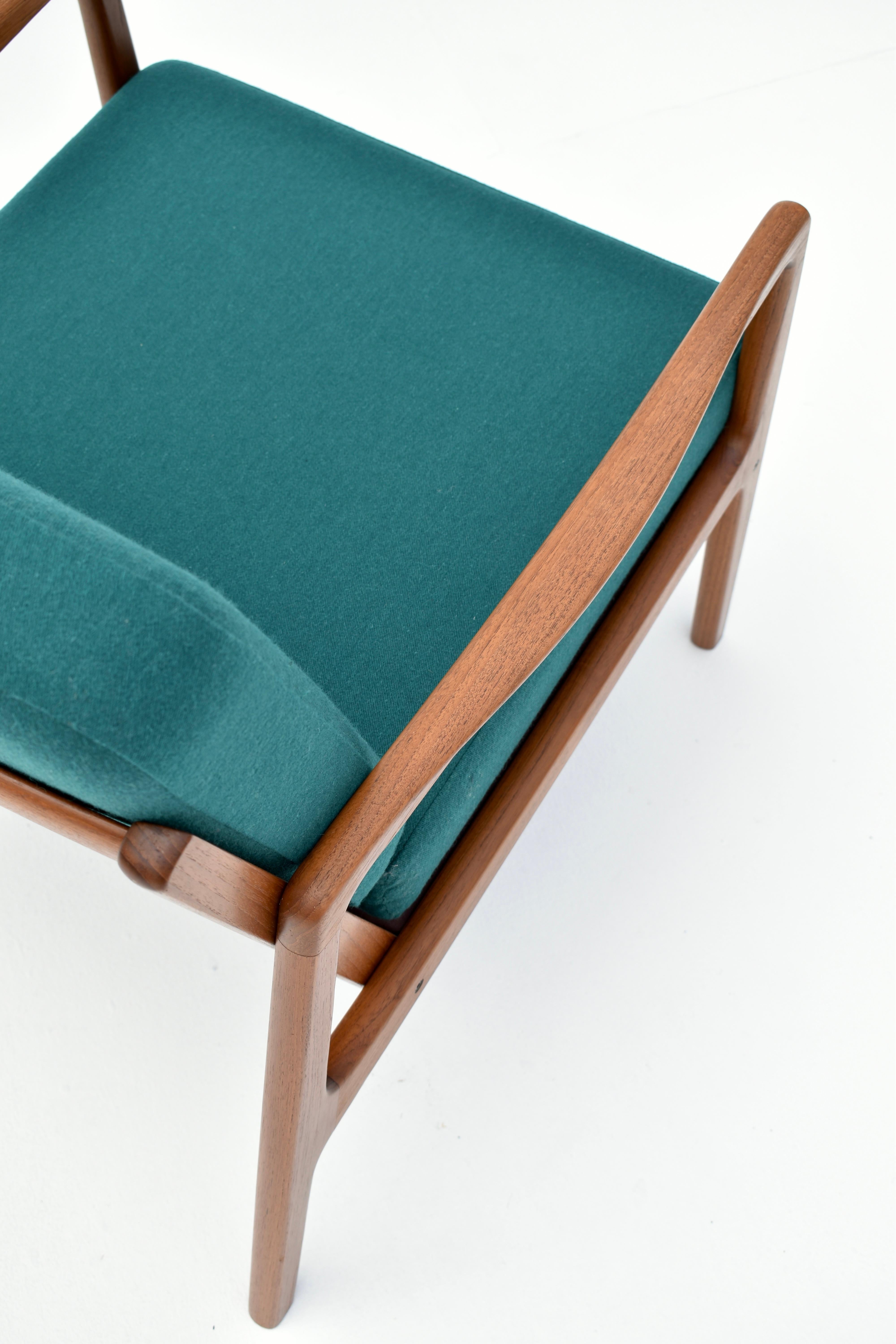 Mid Century Danish Ole Wanscher Model 119 Teak Lounge Chair For France & Son 4