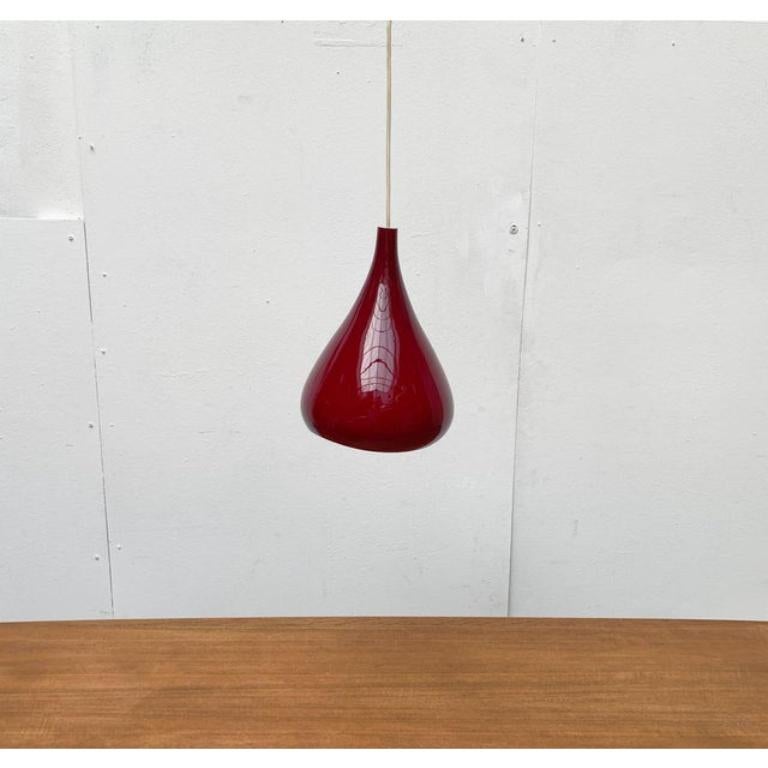 Vetro Lampada a sospensione danese P1061 Krokus di Sigvard & Acton, 1960 in vendita