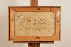 Mid Century Modern Danish Painting by Knud Jans (1916-1985)