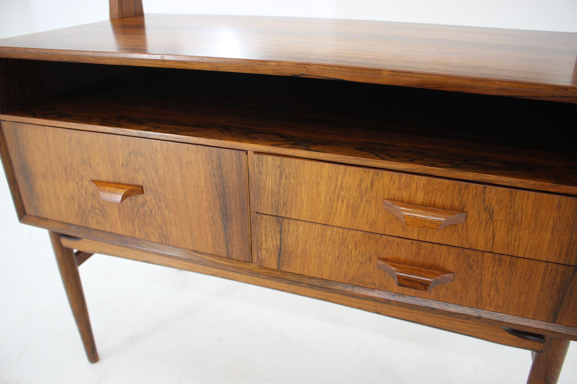 Midcentury Danish Palisander Dressing Table, 1960s In Good Condition In Praha, CZ