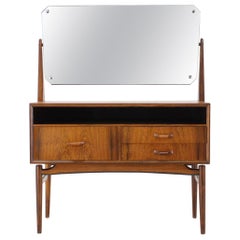 Vintage Midcentury Danish Palisander Dressing Table, 1960s