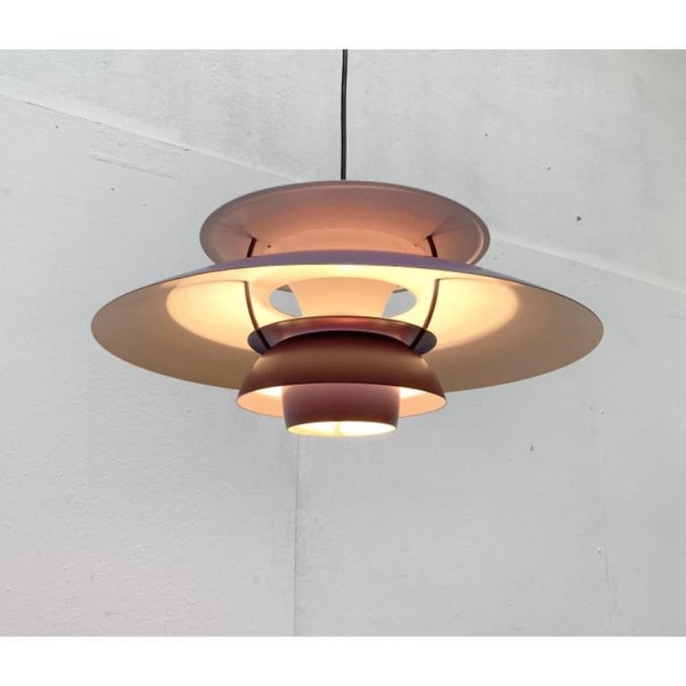 Mid-Century Modern Pendentif danois PH 5 du milieu du siècle dernier par Poul Henningsen pour Louis Poulsen, années 1960 en vente