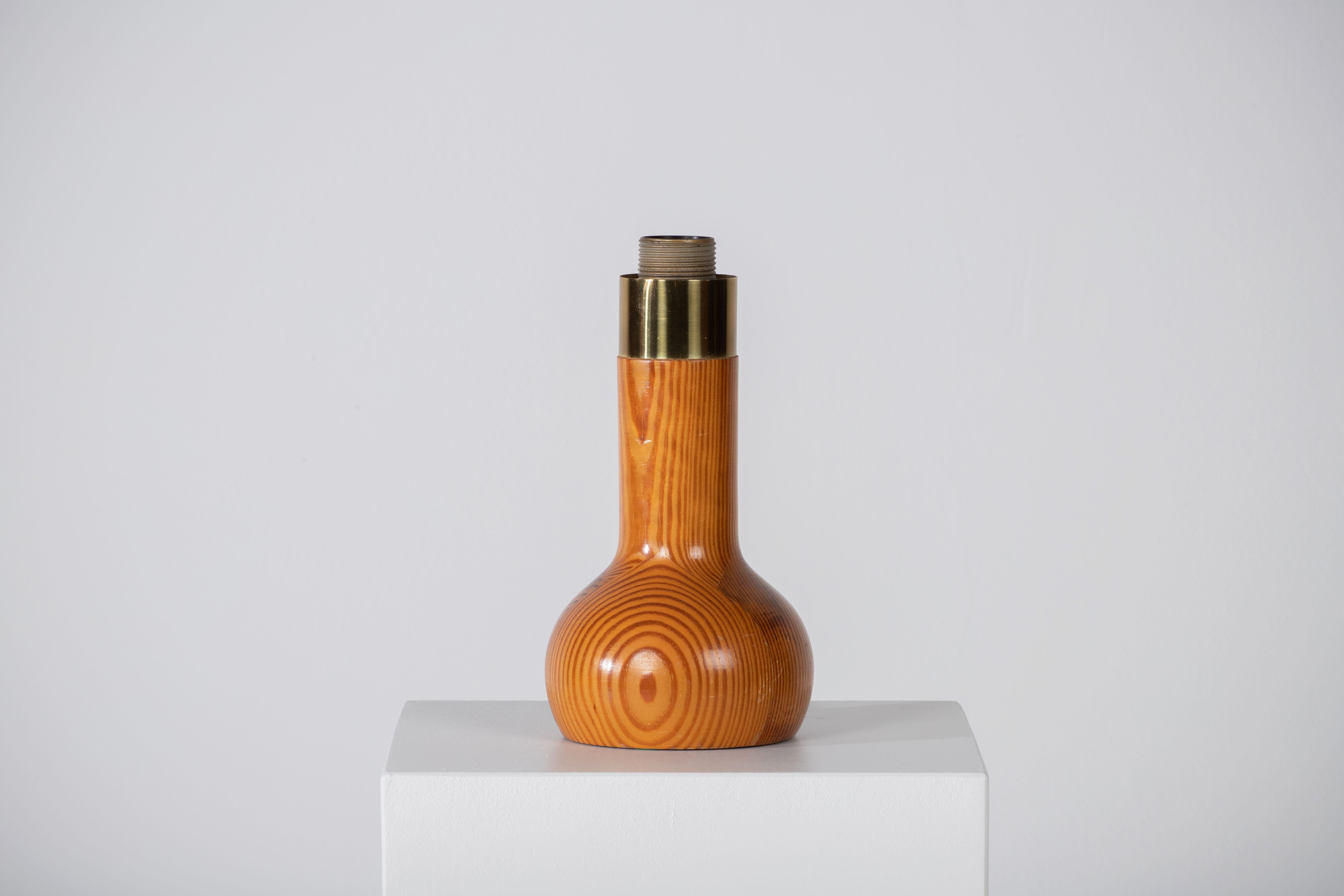 Mid-20th Century Midcentury Danish Pine Table Lamp For Sale