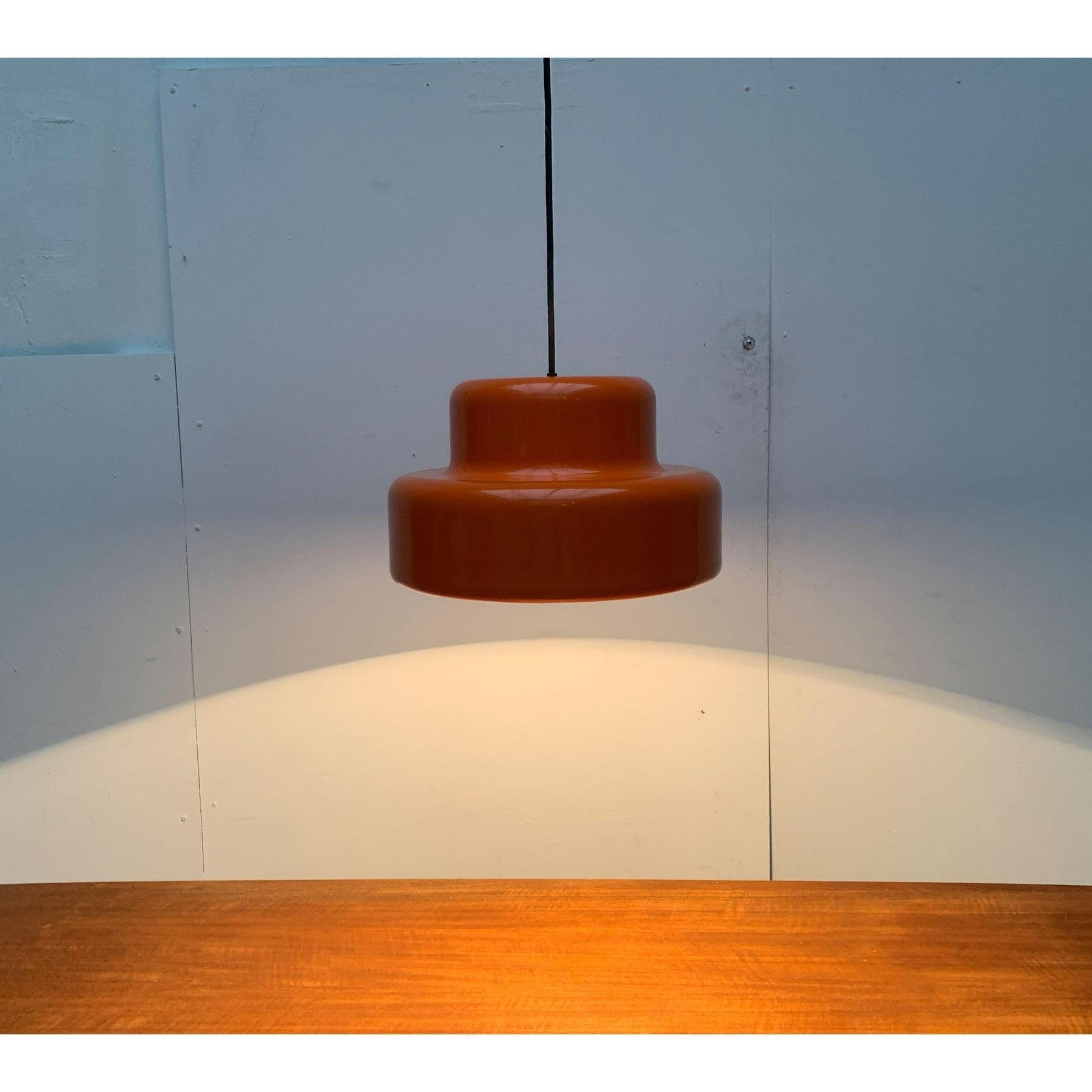 Lampada a sospensione Poker danese di metà secolo di Jo Hammerborg per Fog and Morup, anni '60 in vendita 5