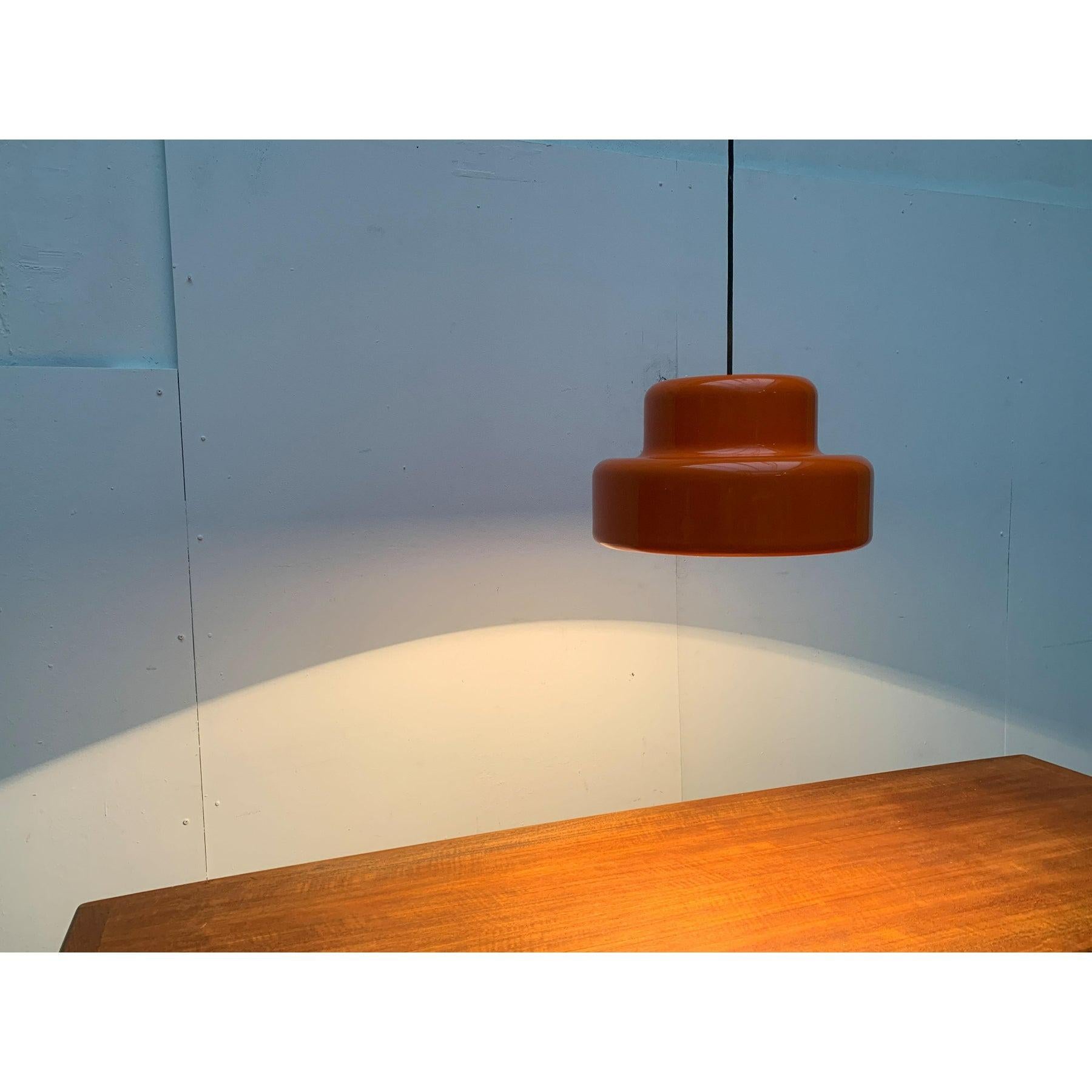Lampada a sospensione Poker danese di metà secolo di Jo Hammerborg per Fog and Morup, anni '60 In condizioni buone in vendita a Hamburg, DE