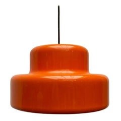 Mid-Century Danish Poker Pendant Lamp by Jo Hammerborg for Fog & Morup, 1960s