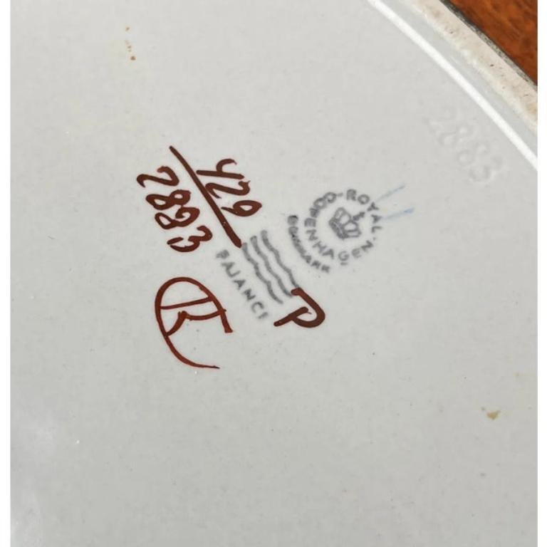 Bol en porcelaine danoise Baca Blue Line de Nils et Kari, années 1960 en vente 3