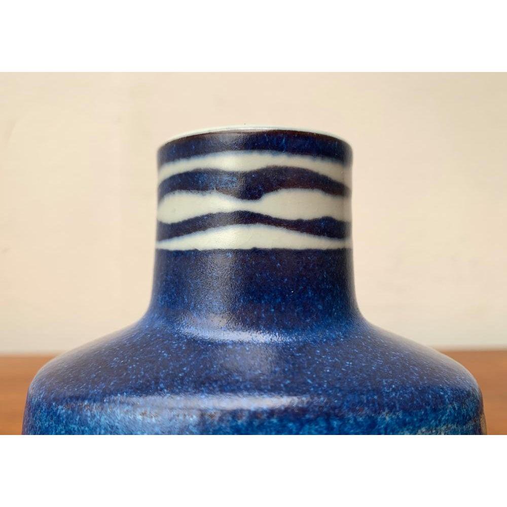 Mid-Century Danish Porcelain Baca Line Vase with Bird Design by Nils, 1960s For Sale 3