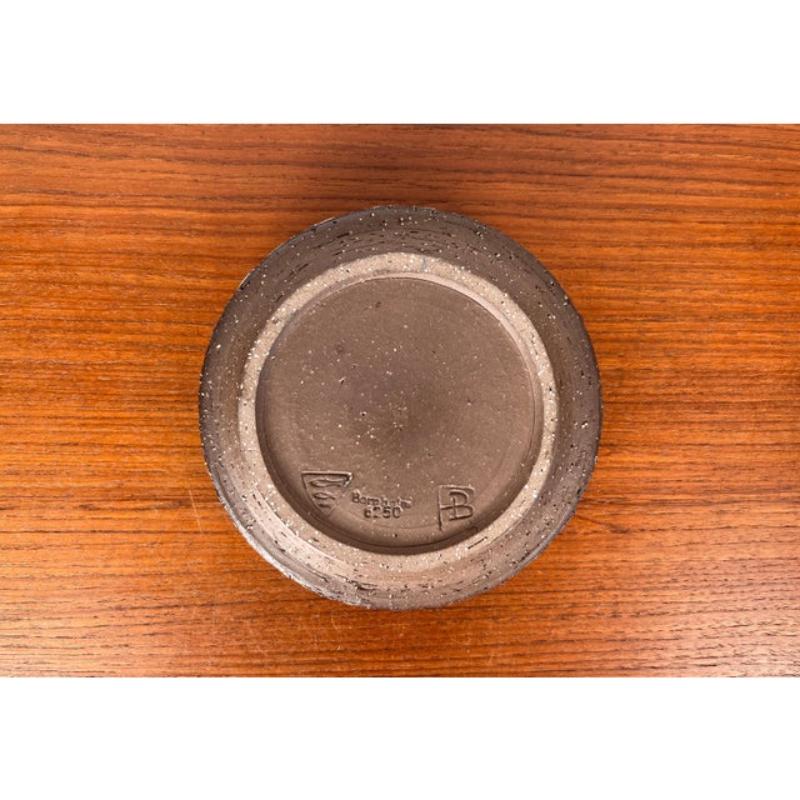 Mid-Century Danish Pottery Bowl by Helge Bjufstrøm for Michael Andersen, 1960s For Sale 3