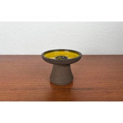 Mid-Century Danish Pottery Candleholder by Jørgen Finn Petersen & Fitzner, 1960s