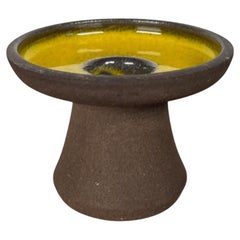 Mid-Century Danish Pottery Candleholder by Jørgen Finn Petersen & Fitzner, 1960s