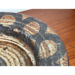 Mid-Century Danish Pottery Large Bowl by Lisbeth Sallingboe for Jelling, 1960s