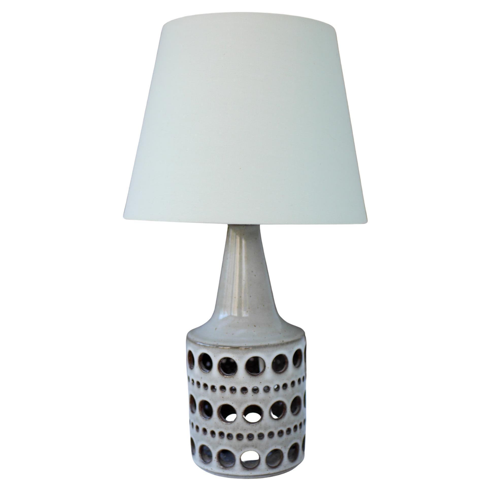 Mid-century Danish pottery table lamp by Marianne Starck for M. Andersen For Sale