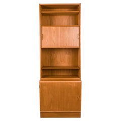 Mid-Century Danish Poul Hundevad Cabinet Hutch Bookcase