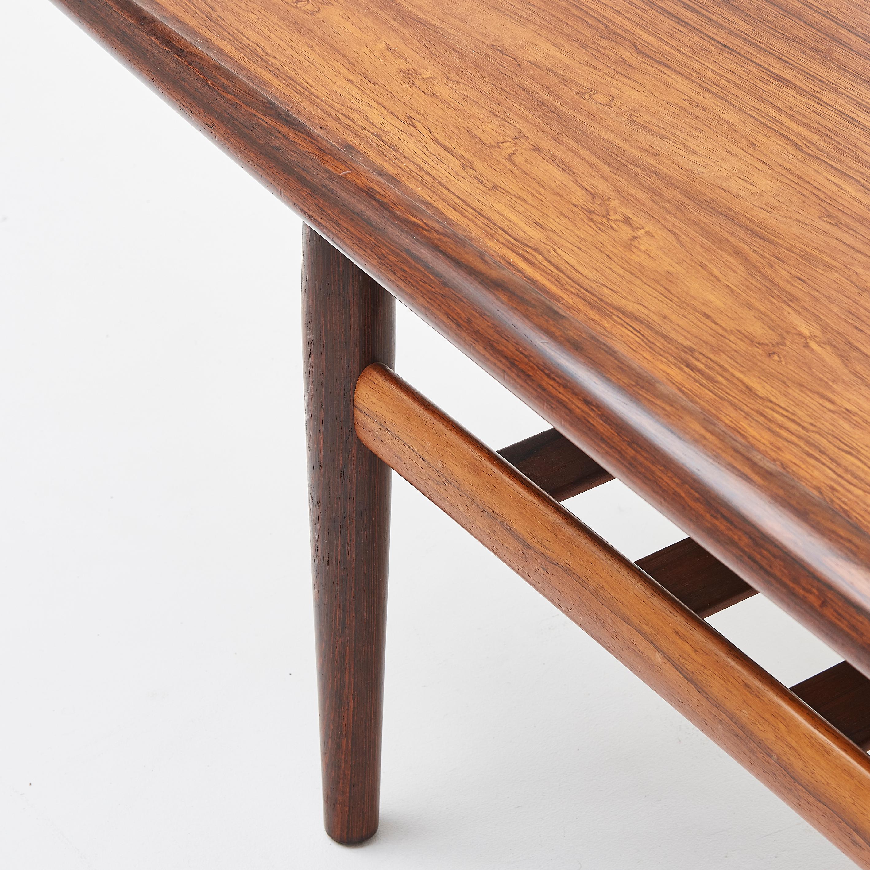 Mid-20th Century Mid-Century Danish Rosewood 1960's Coffee Table By Grete Jalk For Glostrup