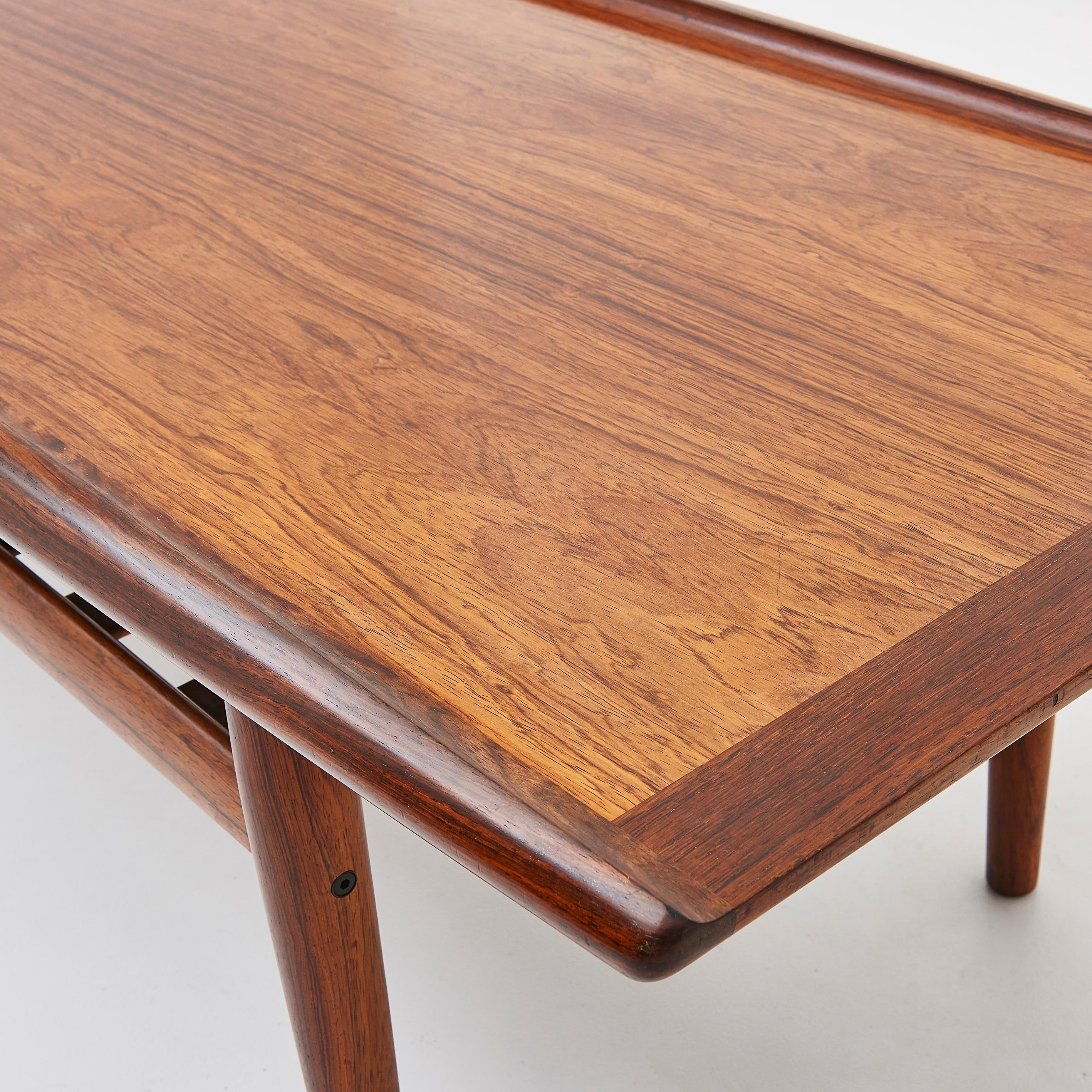 Mid-Century Danish Rosewood 1960's Coffee Table By Grete Jalk For Glostrup 1