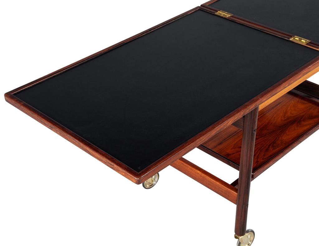 Mid-Century Danish Rosewood Bar Trolley Table by Kurt Østervig for Jason Møbler 13