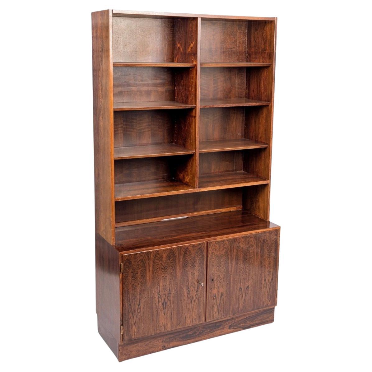 Midcentury Danish Rosewood Bookcase by Carlo Jensen for Hundevad