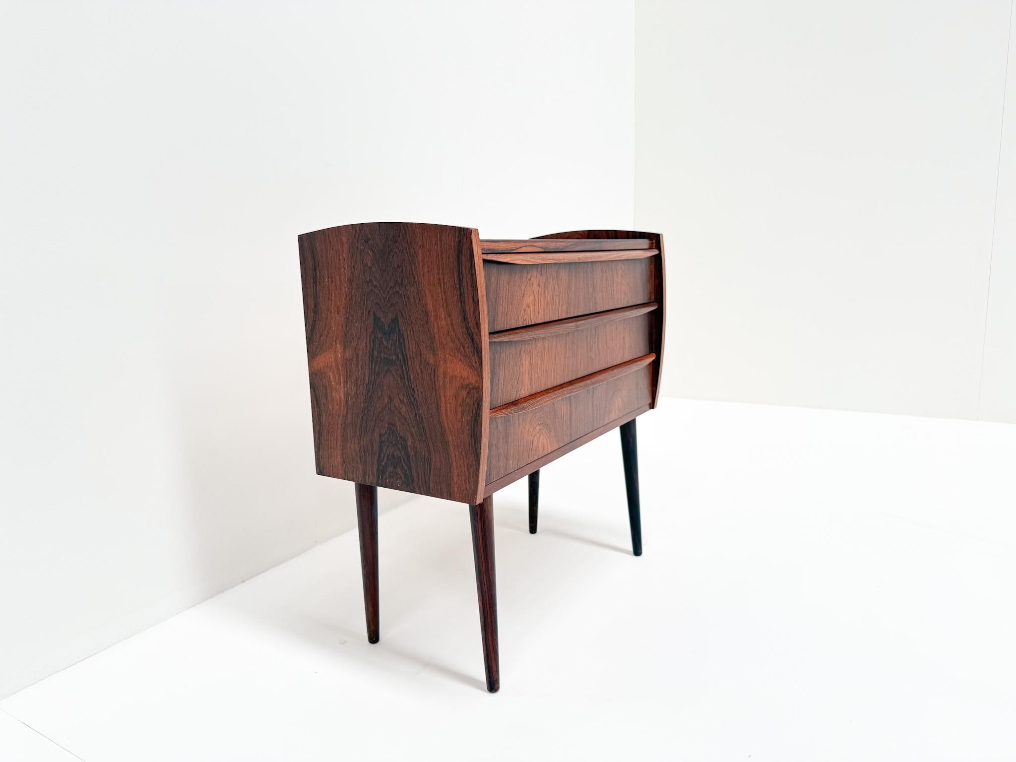 Mid-20th Century Mid-Century Danish Rosewood Chest of Drawers, 1960s For Sale