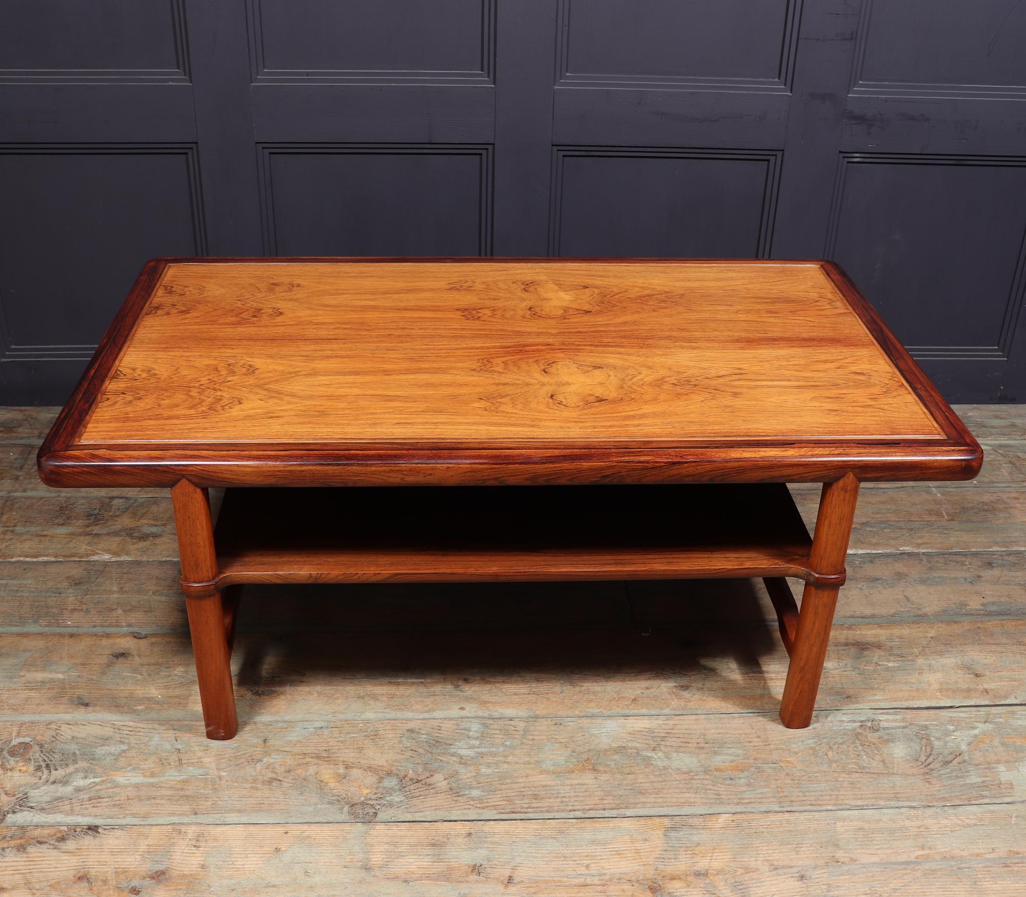 Mid-Century Modern Midcentury Danish Rosewood Coffee Table by Lysberg Hansen & Therp