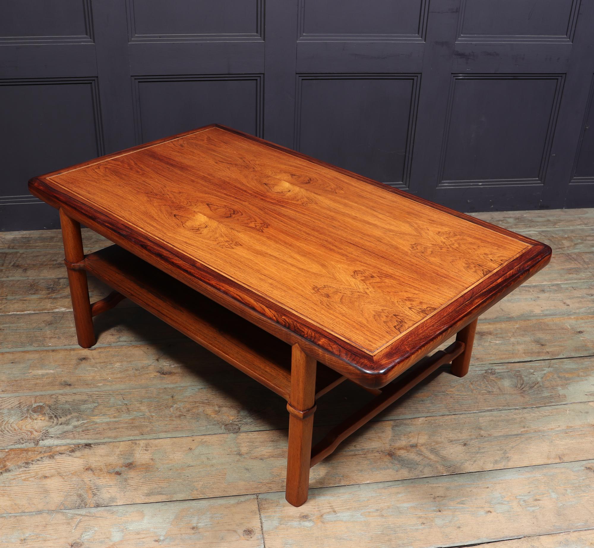 Midcentury Danish Rosewood Coffee Table by Lysberg Hansen & Therp 3