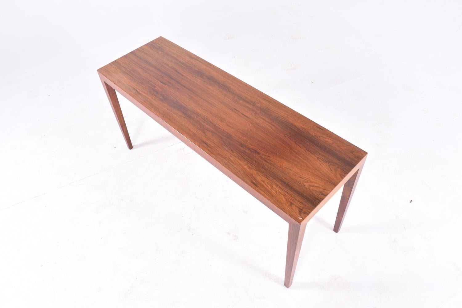 Mid-Century Modern Midcentury Danish Rosewood Coffee Table by Severin Hansen Jr. for Haslev