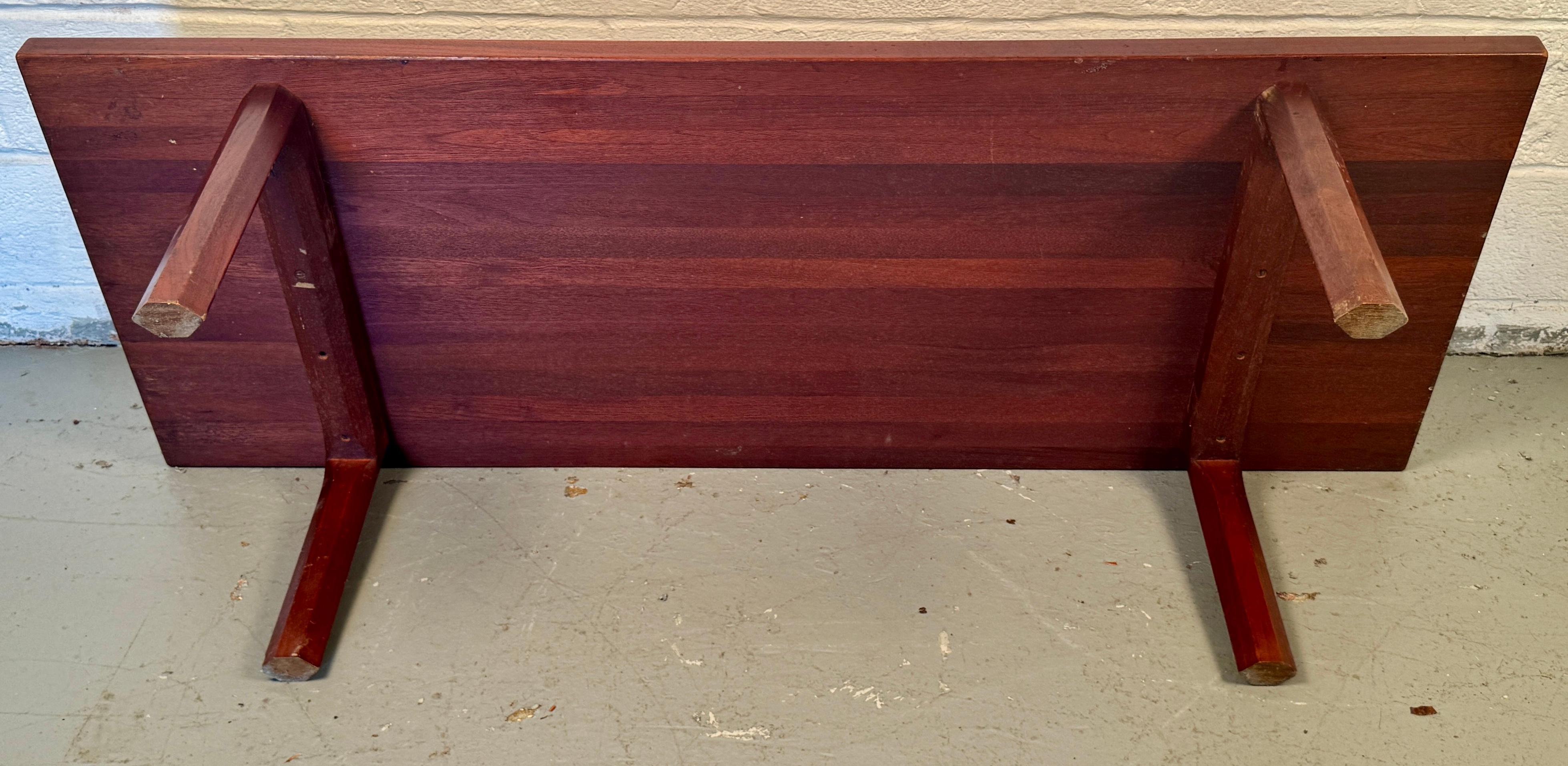 Mid-Century Danish Rosewood Coffee Table For Sale 3