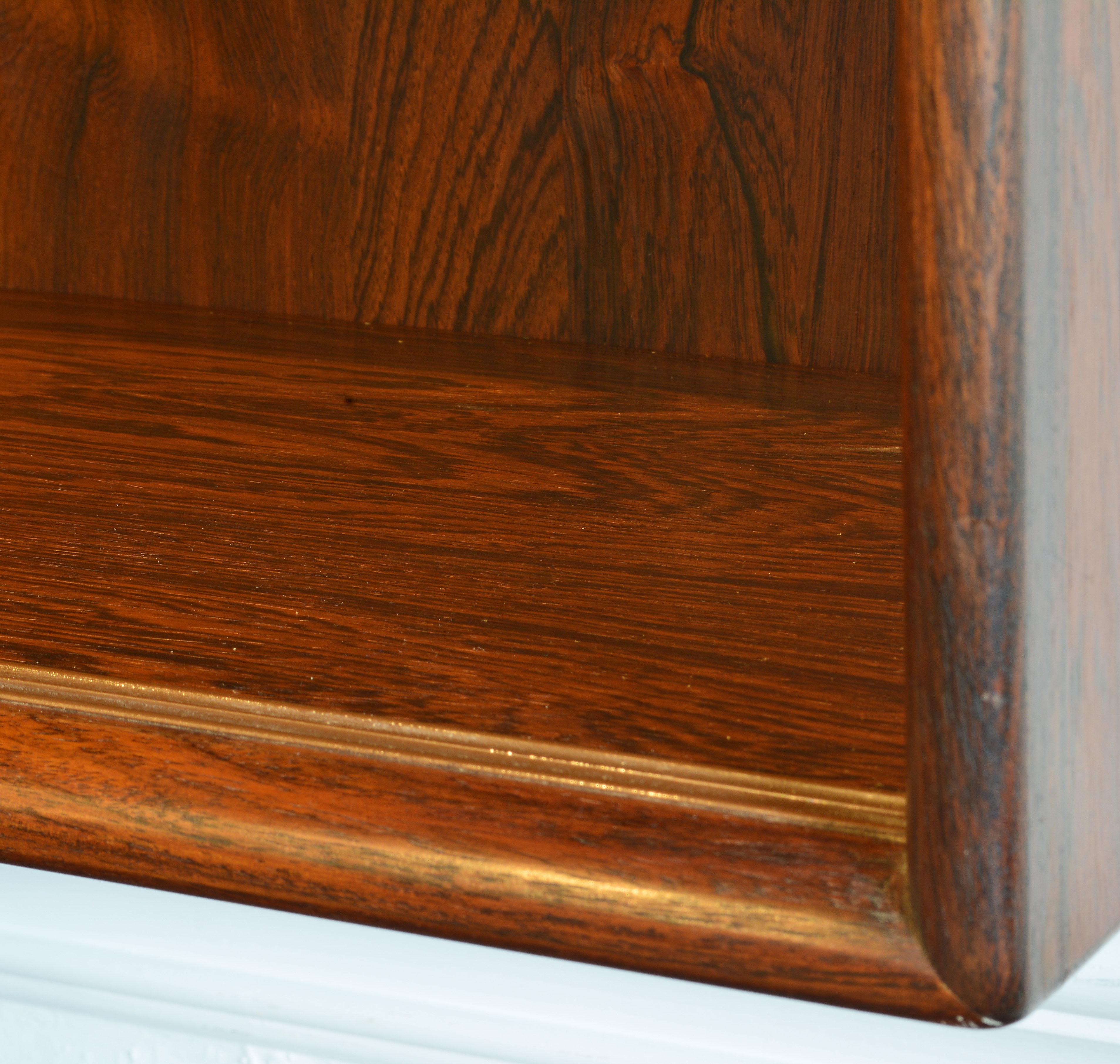 Midcentury Danish Rosewood Credenza and Hutch Cabinet by Skovby Furniture 3