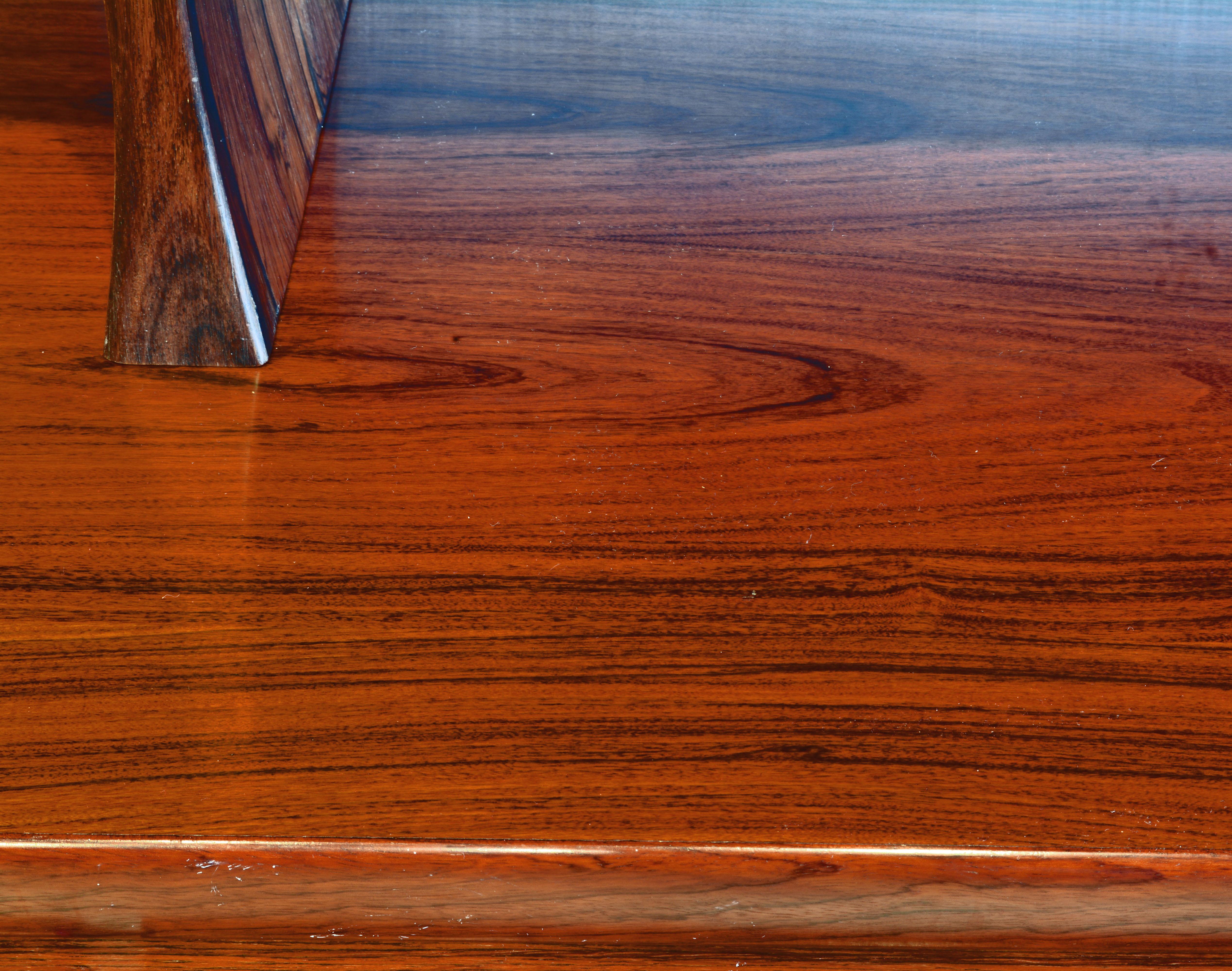 Midcentury Danish Rosewood Credenza and Hutch Cabinet by Skovby Furniture 8