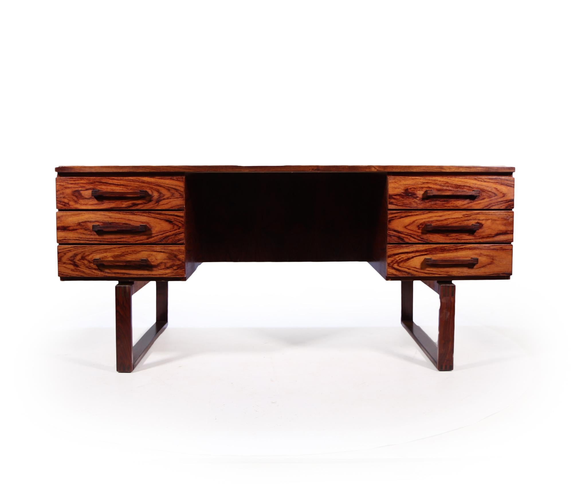Mid-Century Modern Mid Century Danish Rosewood Desk by Henning Jensen