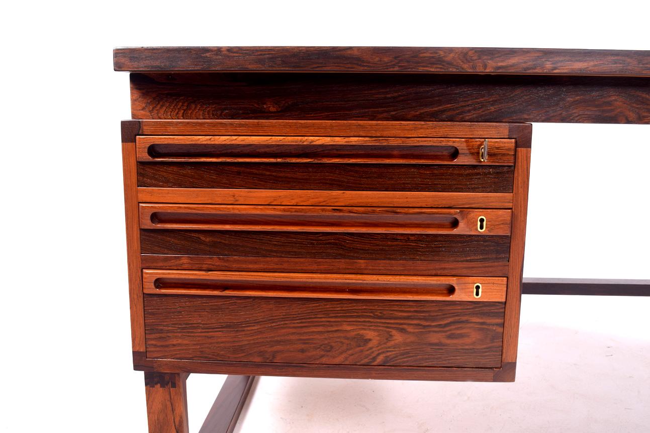 Midcentury Danish Rosewood Peter Hvidt & Olga Molgaard Desk 5