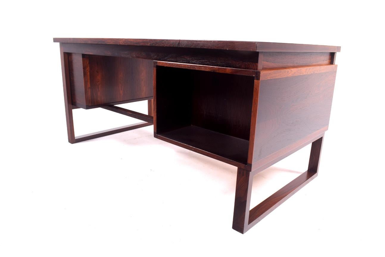 Midcentury Danish Rosewood Peter Hvidt & Olga Molgaard Desk 2