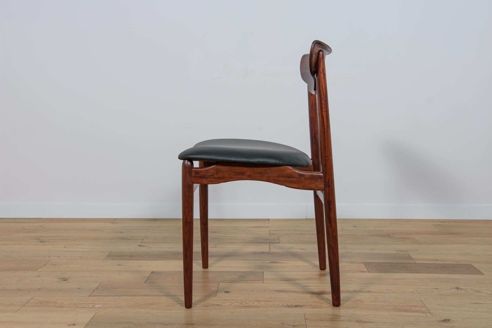 Mid-Century Danish Rosewood Dining Chairs, 1960s, Set of 4 For Sale 6