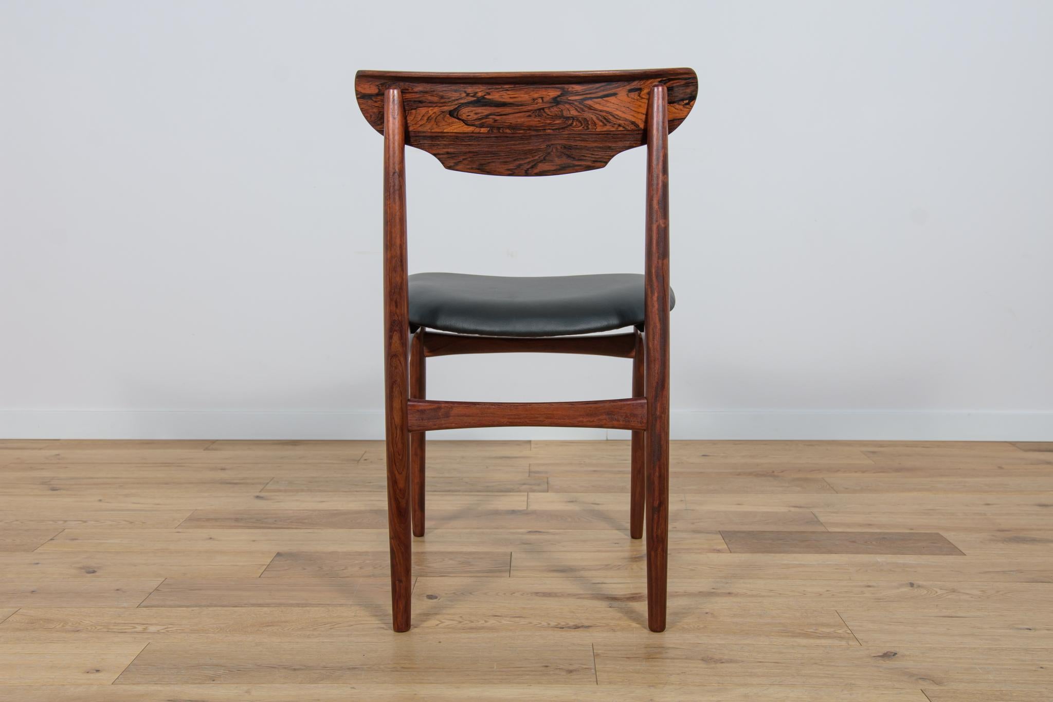 Mid-Century Danish Rosewood Dining Chairs, 1960s, Set of 4 For Sale 7