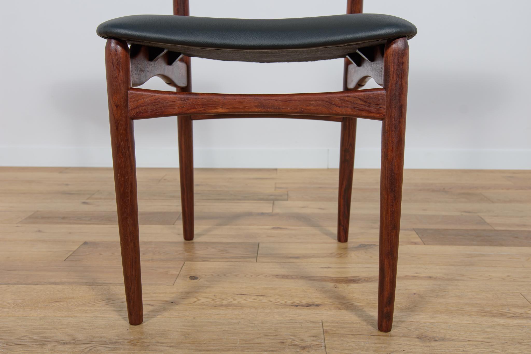 Mid-Century Danish Rosewood Dining Chairs, 1960s, Set of 4 For Sale 10