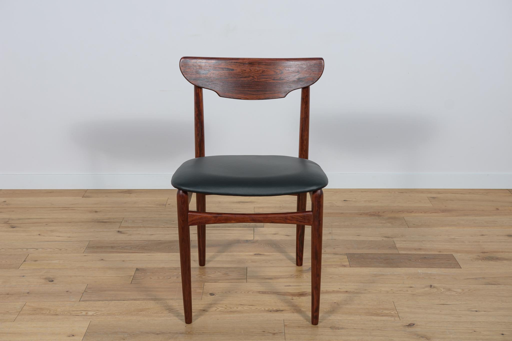 Mid-Century Danish Rosewood Dining Chairs, 1960s, Set of 4 For Sale 1