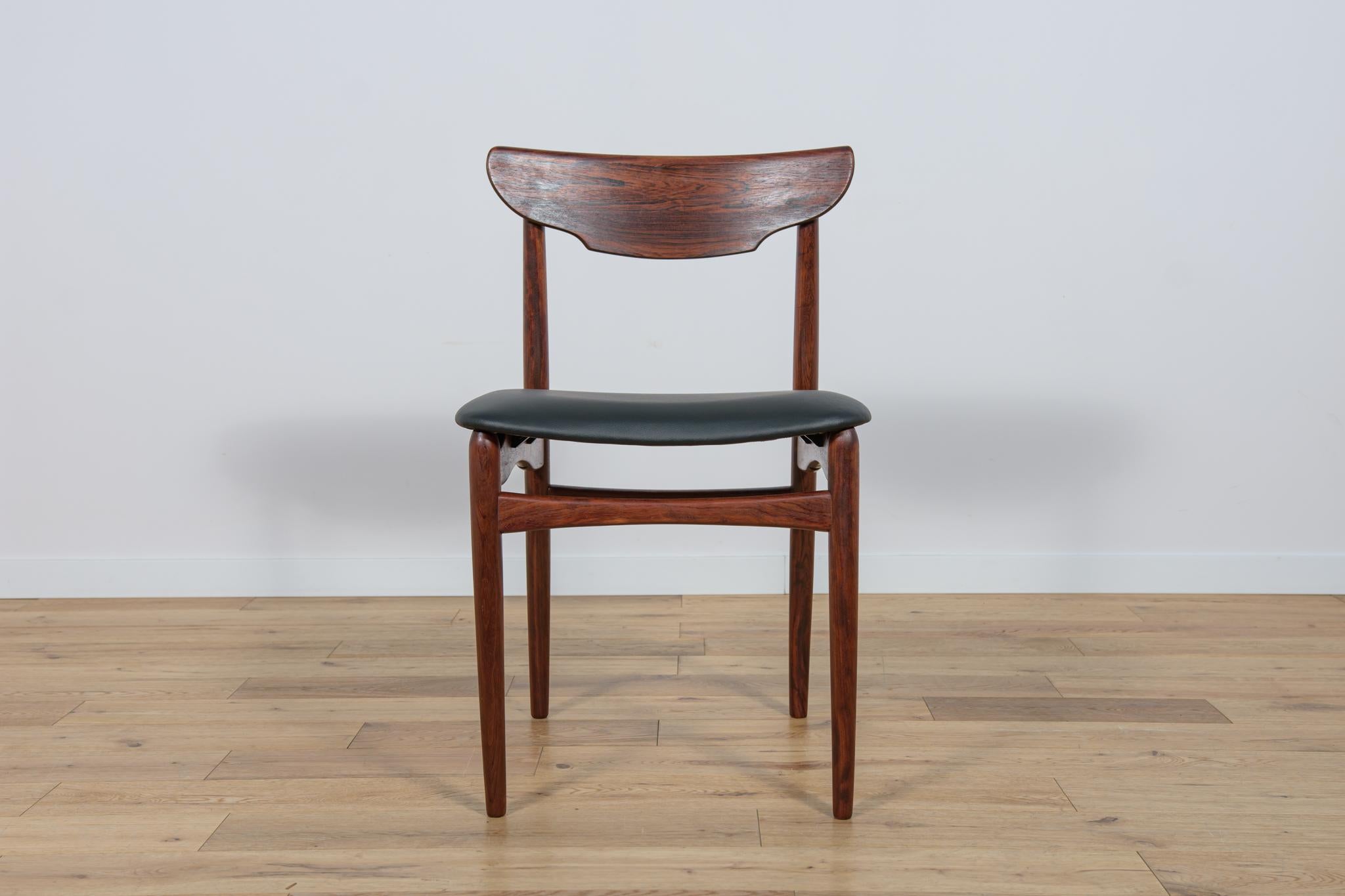 Mid-Century Danish Rosewood Dining Chairs, 1960s, Set of 4 For Sale 2