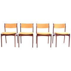 Midcentury Danish Rosewood Dining Chairs by Erik Buch for OD Møbler