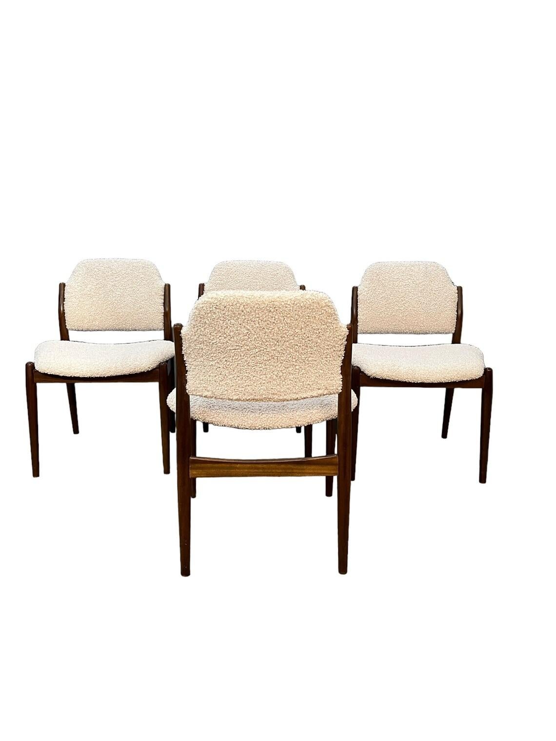 Mid-Century Modern Mid Century danish rosewood dining chairs set of 4