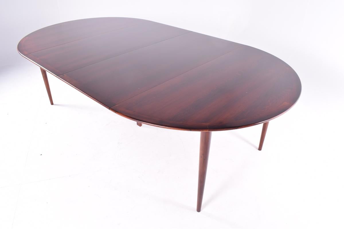 Mid-Century Modern Midcentury Danish Rosewood Dining Table by Grete Jalk for Poul Jeppesen
