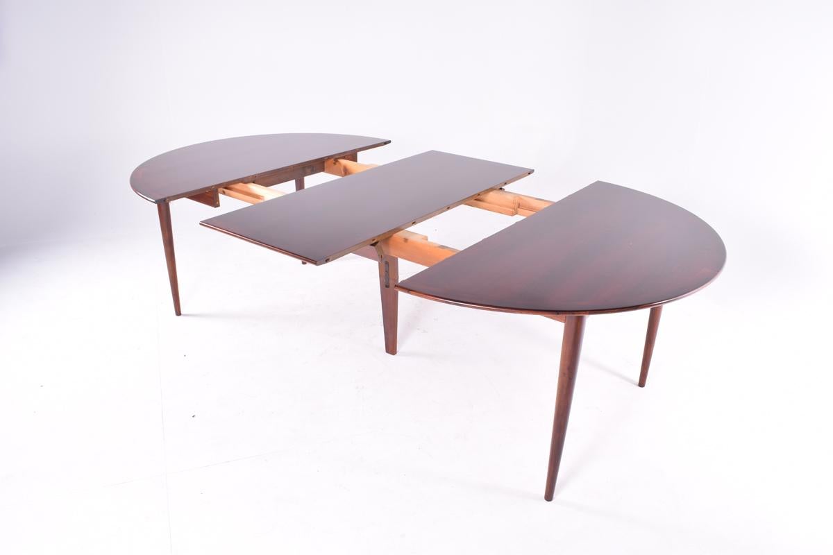 Midcentury Danish Rosewood Dining Table by Grete Jalk for Poul Jeppesen 4