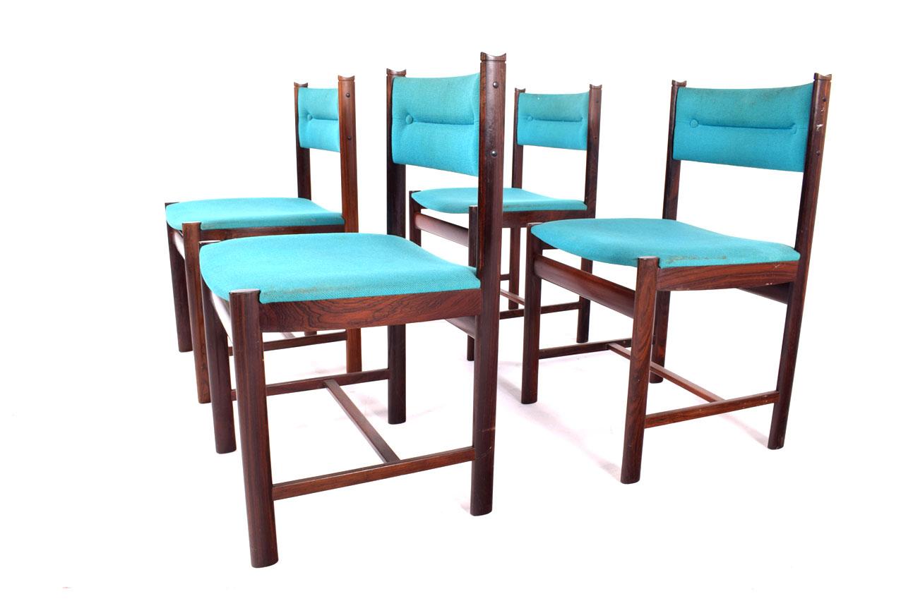 Mid-Century Modern Mid-Century Danish Rosewood Dinning Chairs, 1960 For Sale