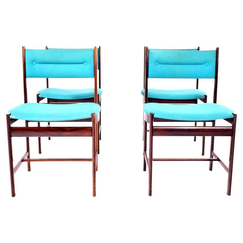 Mid-Century Danish Rosewood Dinning Chairs, 1960 For Sale