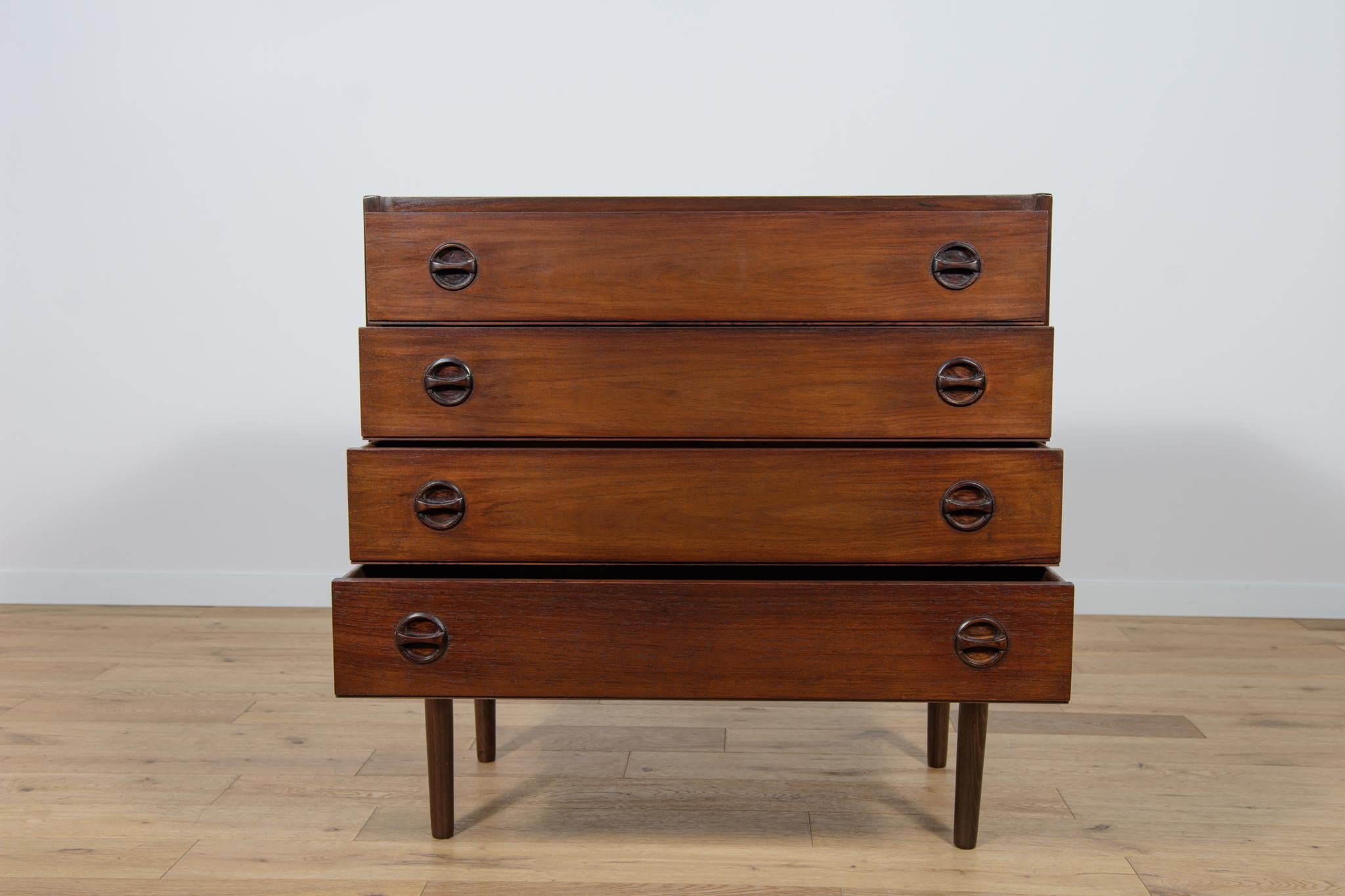Late 20th Century Mid-Century Danish Rosewood Dresser, 1970s For Sale