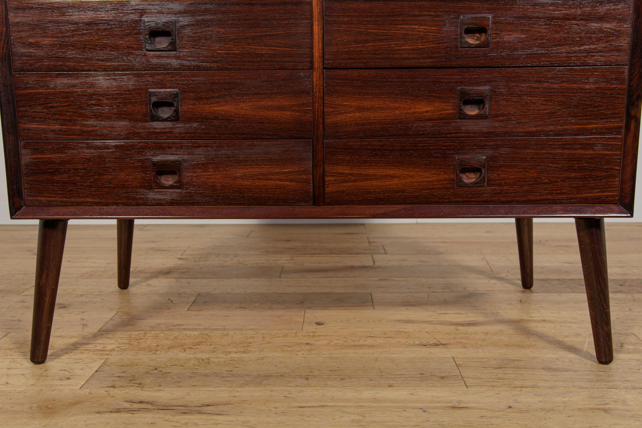 Cómoda danesa de mediados de siglo en madera de palisandro de Brouer Mobelfabrik, años 60 en venta 6