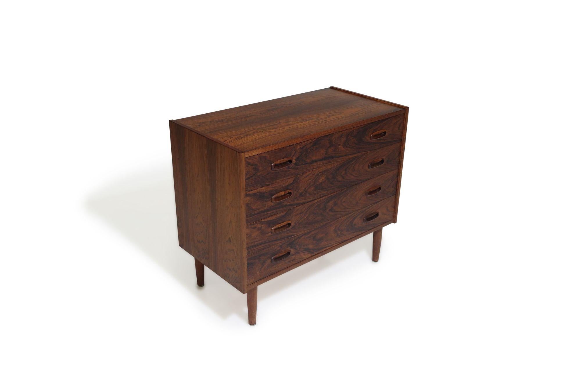 20th Century Mid-century Danish Rosewood Dresser or Nightstand For Sale